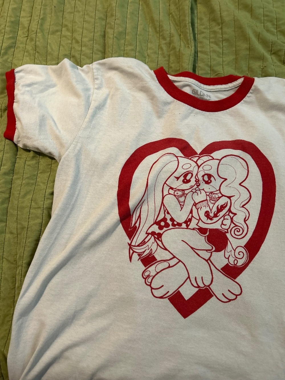 Pinky and Pepper indie comix ringer tee